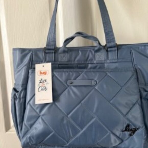 Lug-Cabby Tote-Blue Moon -NWT - Picture 1 of 5